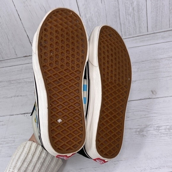 Vans x Simpsons SK8-HI Black and Yellow Shoes Sneakers in Womens Size 7 - Picture 8 of 10